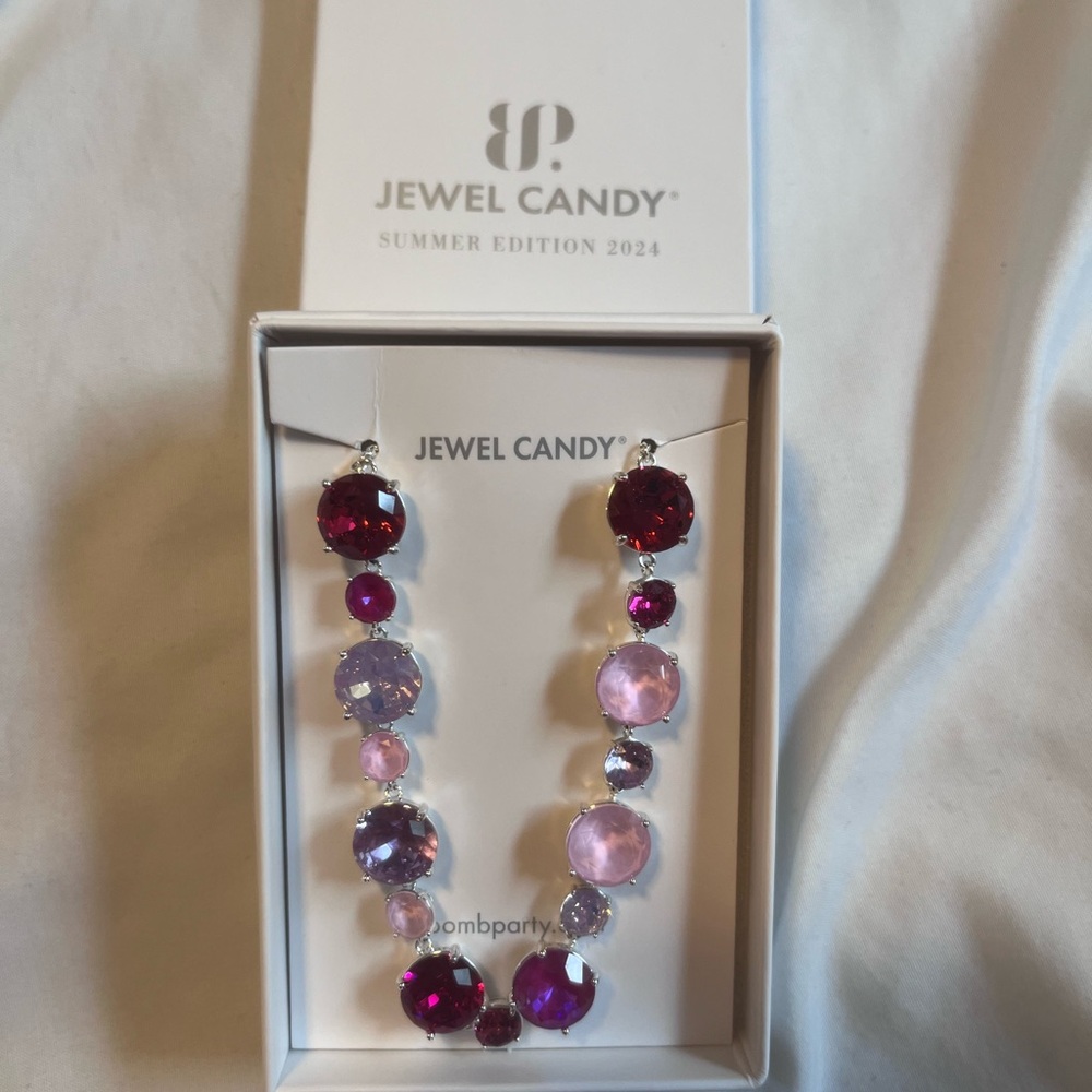Bomb Party Jewel Candy - The Adira Pink and Purple Bracelet